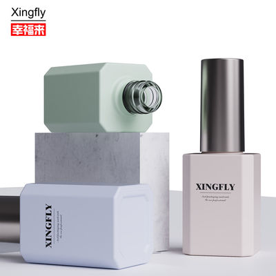 Botella de esmalte para uñas de 15 ml Gel de esmalte para uñas Gel de esmalte para uñas botella de vidrio