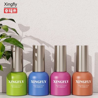 Gel UV de 14 ml de esmalte de uñas botella de gel esmalte de uñas vidrio vacío botellas de esmalte de uñas impresas a medida