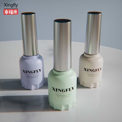 Botella de esmalte para uñas de 12 ml Contenedores vacíos de esmalte para uñas de gel redondo Botella de esmalte para uñas