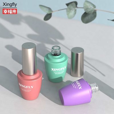 15 ml de botellas de esmalte de uñas de vidrio vacío Gel de embalaje cosmético Gel de esmalte de uñas botella de vidrio