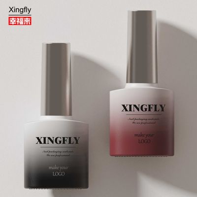 Botella de esmalte de uñas de 8 ml Diseño único Gel UV vacío Botella de vidrio de esmalte de uñas de cosméticos