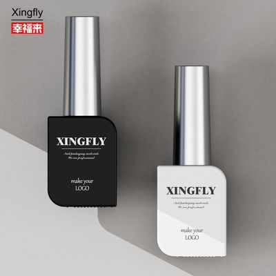 Envases de cosméticos vacíos cuadrados de 10 ml Botella de esmalte para uñas de gel