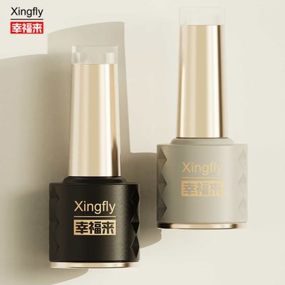 Nuevo diseño de botellas de esmalte de uñas de 8 ml LOGO personalizado Botella de vidrio de gel vacío para esmalte de uñas