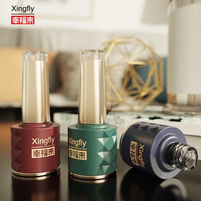 Botellas de esmalte de uñas de 8 ml Nuevo diseño de gel UV para uñas envasado cosmético botella de vidrio
