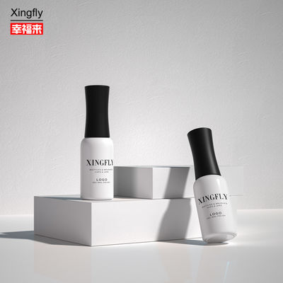 Botella redonda de gel de uñas vacío de 9 ml hecha a medida botellas únicas de esmalte de uñas vacío