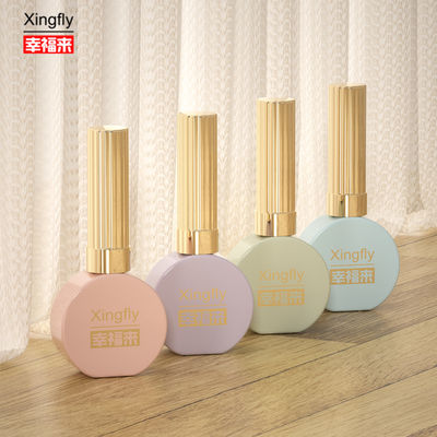 Botella de esmalte de uñas de 15 ml hecha a medida Botellas de esmalte de uñas de gel con tapa de cepillo