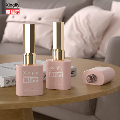 Botellas de polvo de 12 ml de gran capacidad de gel para uñas Botellas de vidrio con tapa y pincel