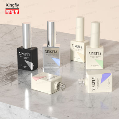 Accesorios opcionales de 12 ml Cuadrado Nuevo para gatos Gel UV para uñas Botella vacía
