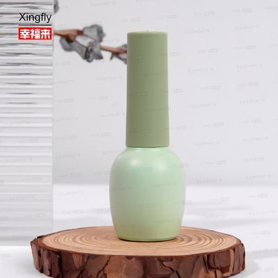 Botella de esmalte de uñas redonda de 11 ml Contenedor cosmético vacío