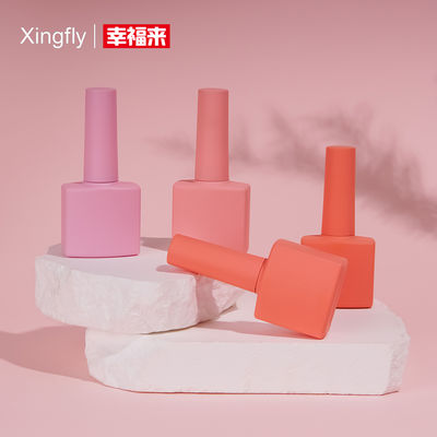 Botellas de esmalte de uñas de fantasía de 10 ml con LOGO personalizado, botella de vidrio para esmalte de uñas de gel UV