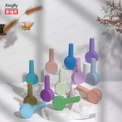 Botella de vidrio de esmalte de uñas en gel con LOGO personalizable de 5 ml, 6 ml, 7 ml, 8 ml, 9 ml, 10 ml, 12 ml y 15 ml