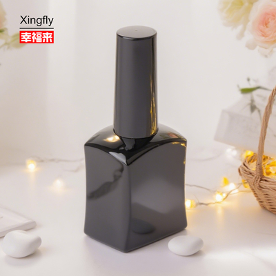 Buen precio Botellas de esmalte de uñas de vidrio vacías de 15 ml, botellas pequeñas de esmalte de uñas, botellas vacías para arte de uñas en línea