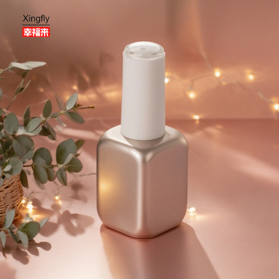 Buen precio Botella de vidrio cuadrada de 19 ml con logotipo personalizado para envasado de cosméticos, esmalte de uñas en gel y aceite en línea