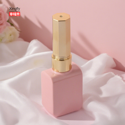 Buen precio Polvo de uñas UV de 10 ml LOGO personalizado Embalaje cosmético Gel Polvo de vidrio Botella para esmalte de uñas en línea