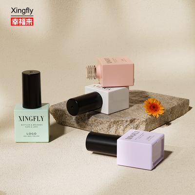 23ml Paquete de Esmalte de Uñas de Gran Capacidad Cosméticos Aceite de Gel UV Botella de Vidrio